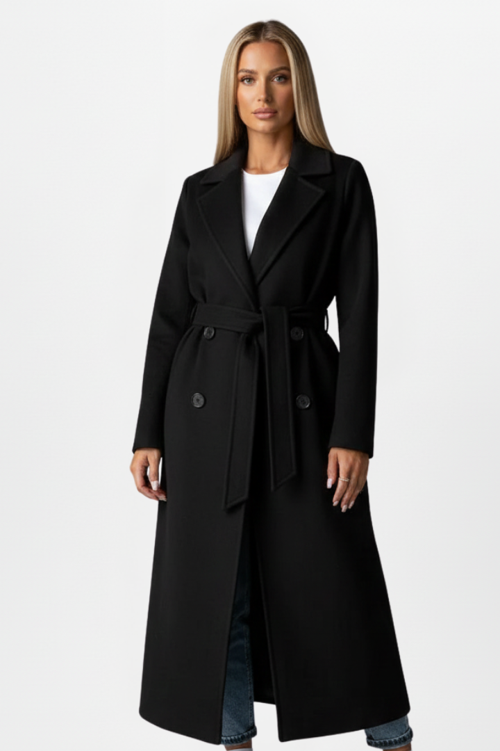 Women's Long Double Breasted Coat 8