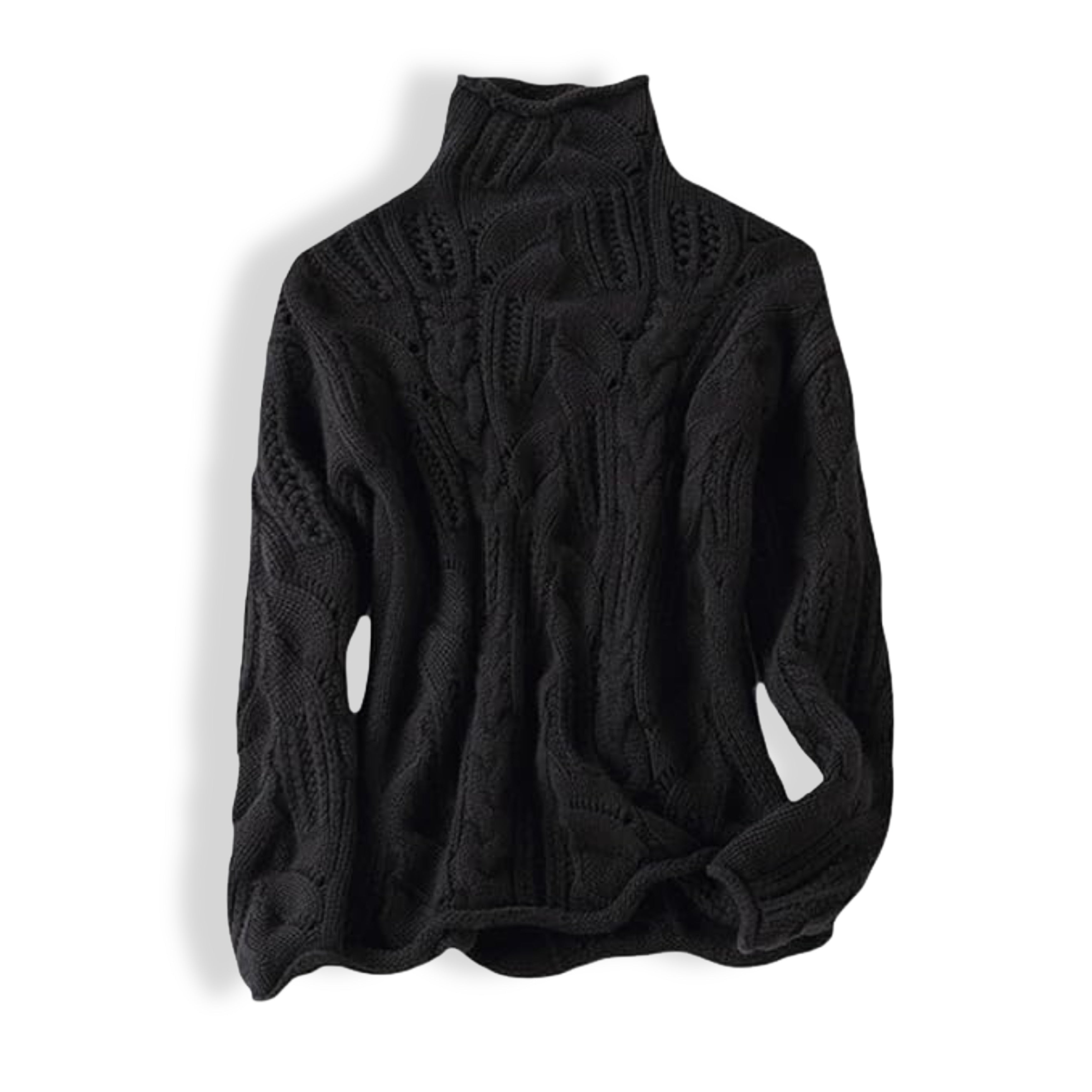 Women's Longline Cashmere Feel Soft Knit Jumper with Relaxed Fit 3