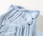 Women's Longline Cashmere Feel Soft Knit Jumper with Relaxed Fit 4