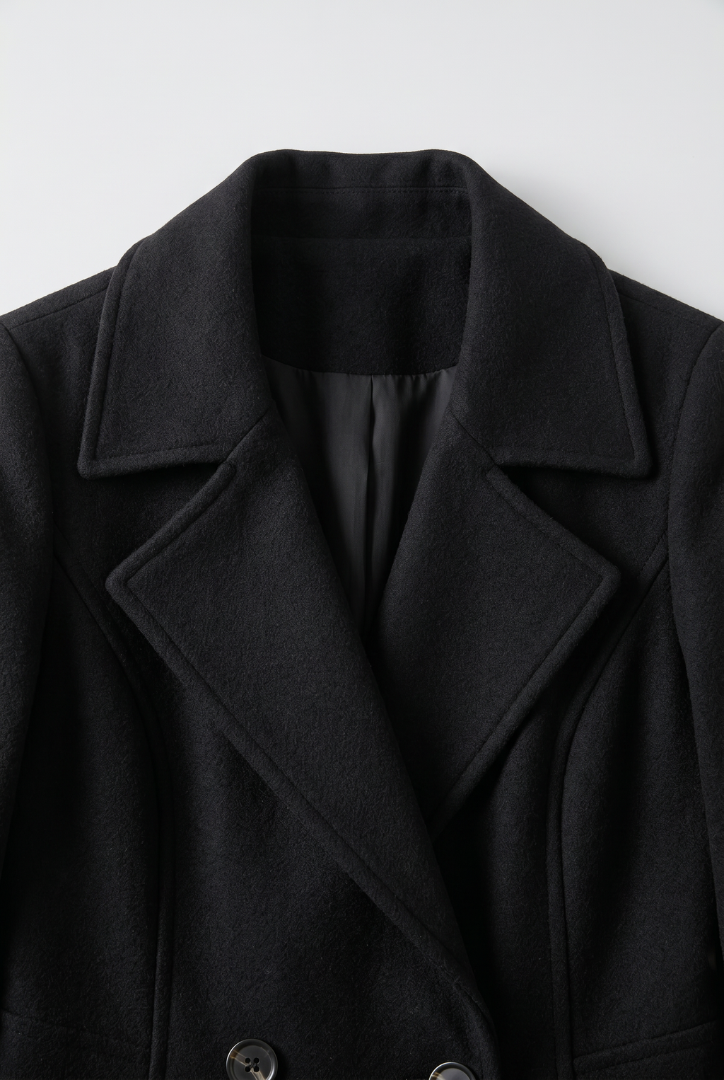 Women's Longline Trench Coat with Double Breasted Front