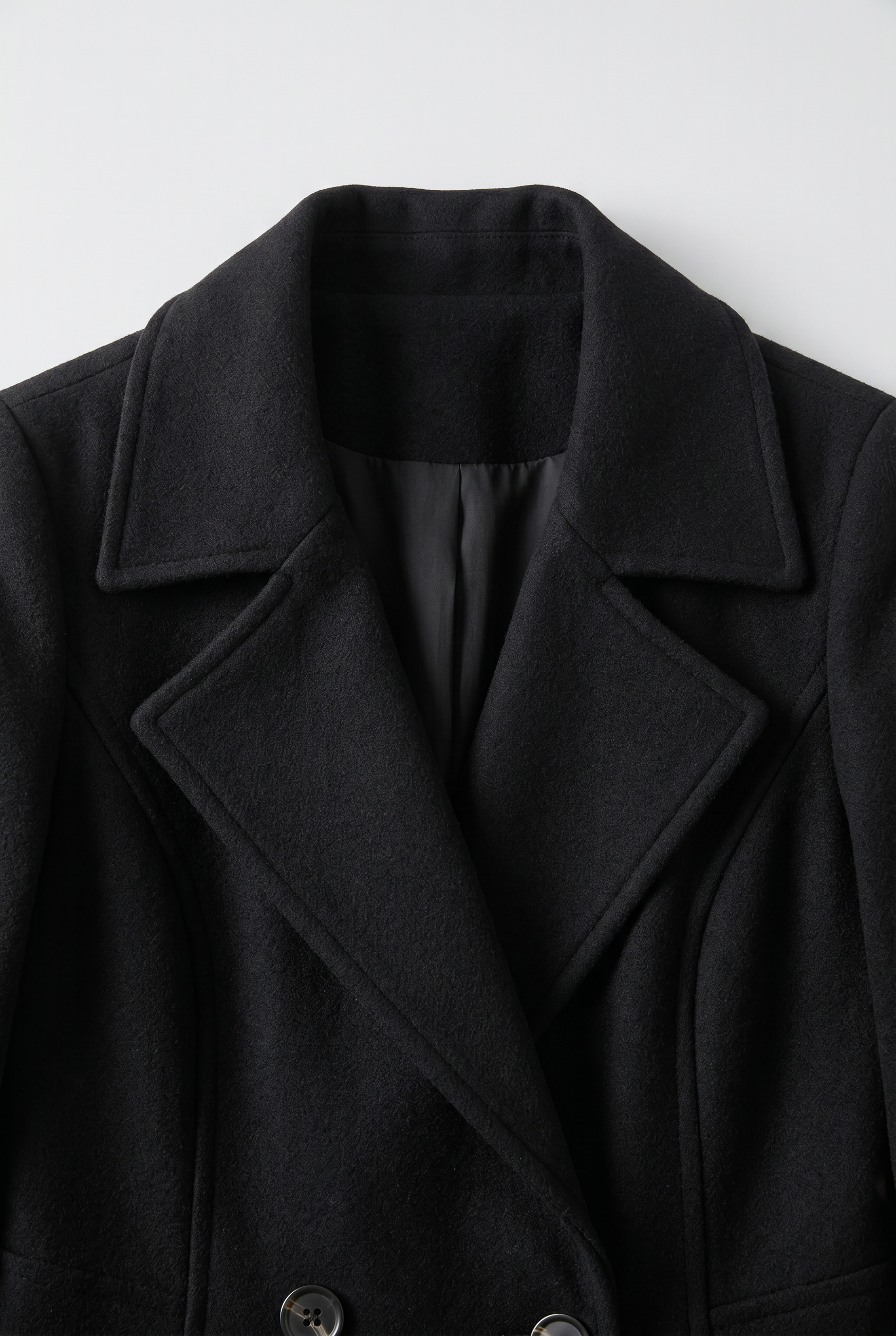 Women's Longline Trench Coat with Double Breasted Front