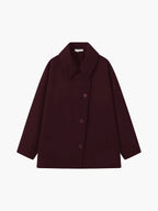 Women's Oversized Single Breasted Button Up Longline Winter Coat 9