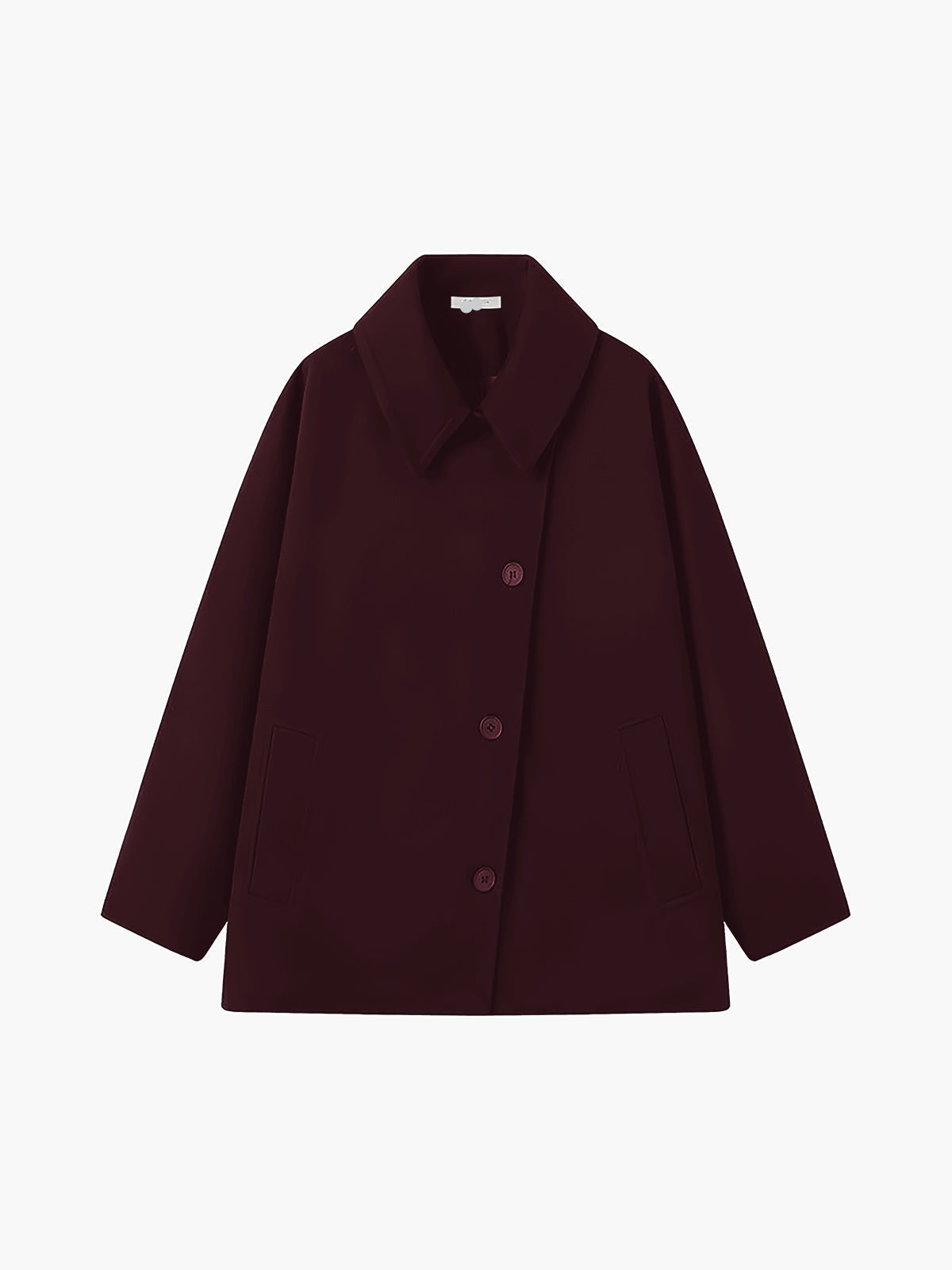 Women's Oversized Single Breasted Button Up Longline Winter Coat 9