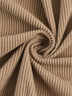 Women's relaxed ribbed blouse in Apricot