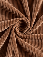 Women's relaxed ribbed blouse in Coffee