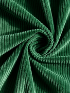 Women's relaxed ribbed blouse in dark-green