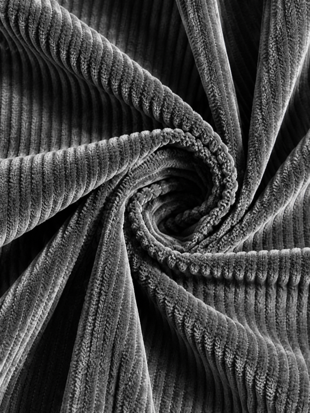 Women's relaxed ribbed blouse in grey