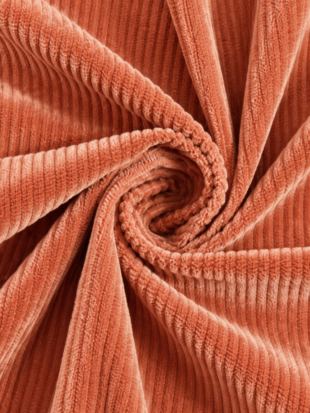Women's relaxed ribbed blouse in Orange