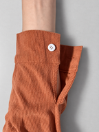 Women's relaxed ribbed blouse in Orange
