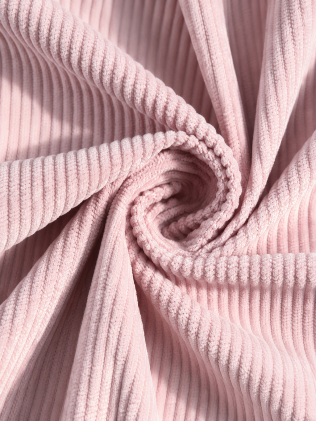 Women's relaxed ribbed blouse in Pink