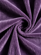 Women's relaxed ribbed blouse in purple