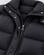 Women's Quilted Oversized Puffer Jacket with Cargo Pockets and Hood