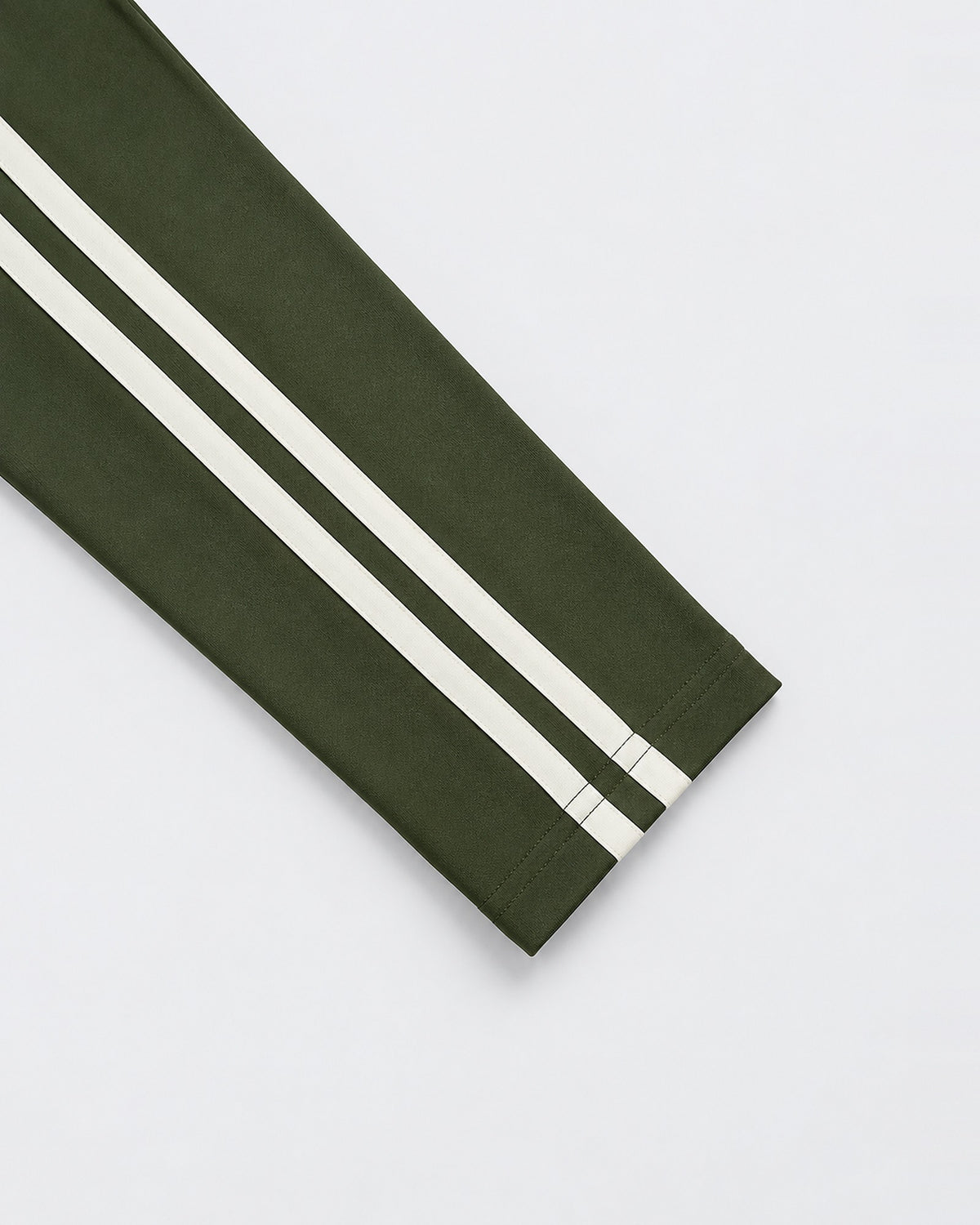 Women's Side Stripe Skirt Co-Ord Set with Long Sleeves and Drawstring Waist in Army Green – photo 5