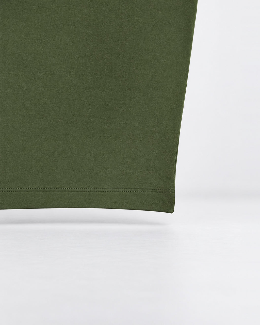 Women's Side Stripe Skirt Co-Ord Set with Long Sleeves and Drawstring Waist in Army Green – photo 6