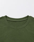 Women's Side Stripe Skirt Co-Ord Set with Long Sleeves and Drawstring Waist in Army Green – photo 7