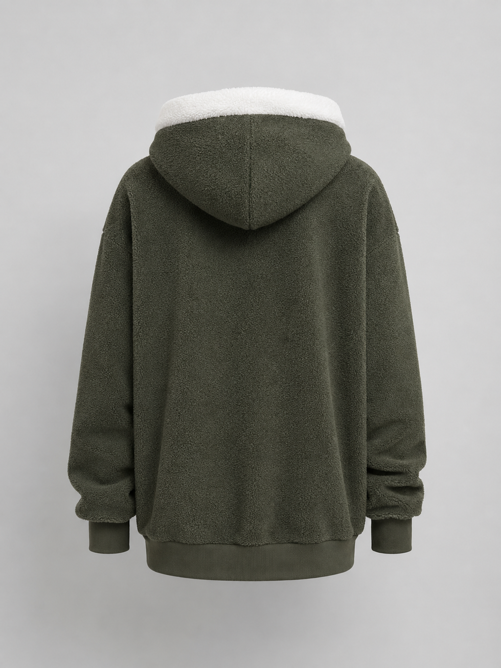 Women's Teddy Fleece Hooded Jacket with Zip Front